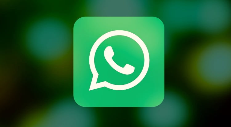 WhatsApp icon blur background